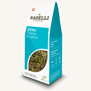 Bio Salbeitee (Raselli) – reiner Salbei Offentee, 25 g in Kartonverpackung