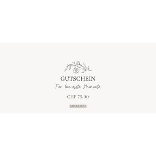 Geschenkgutschein Natura Nova im Wert von CHF 75