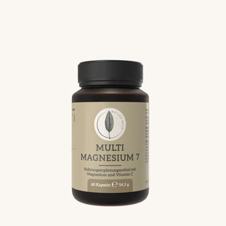 Natura Nova Multi Magnesium 7 Kapseln mit sieben Magnesiumformen und Vitamin C Frontansicht