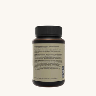 Natura Nova Multi Magnesium 7 Kapseln Rueckseitenansicht mit Inhaltsstoffen und Nährwerten