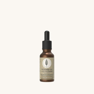 Natura Nova Vitamin D3 K2 fluessig Tropfen mit pflanzlicher Oelgrundlage Frontansicht