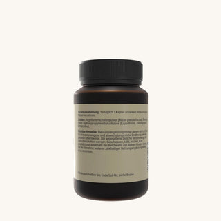 Natura Nova Zink Komplex 15 mg Nahrungsergaenzung Zutatenliste und Produktinformationen Rueckseite